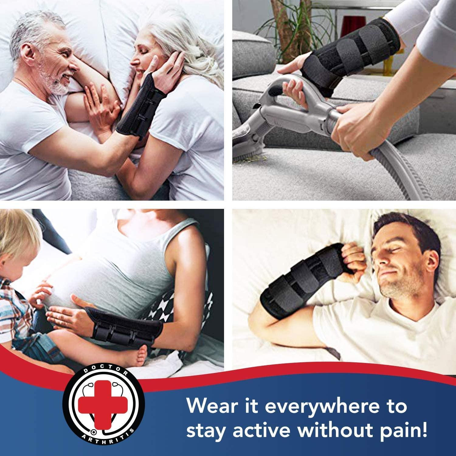 Dr. Arthritis Dr. Arthritis Bundle: Wrist Support (Pink) + Carpal Tunnel Wrist Brace (Right)