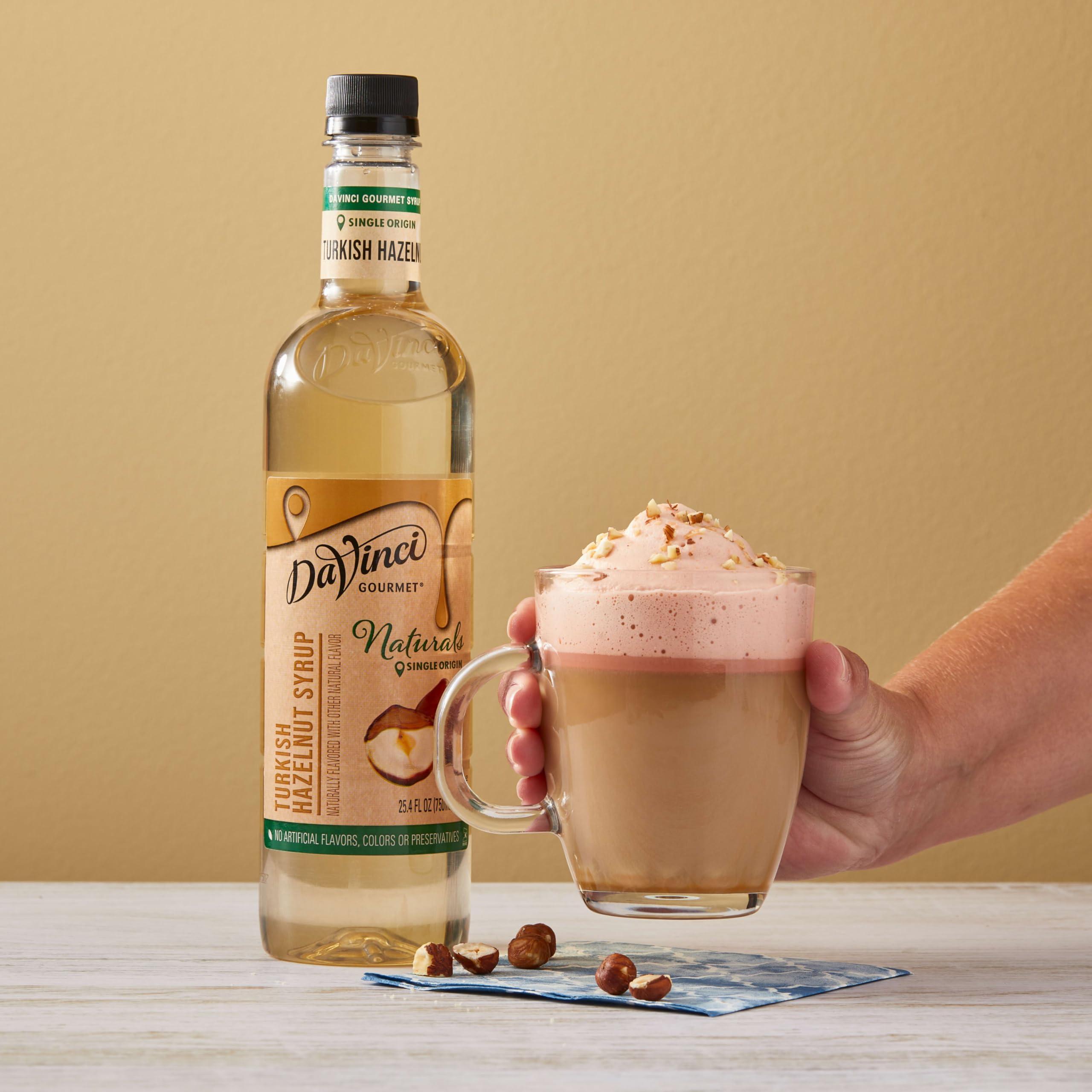 DaVinci Gourmet DaVinci Gourmet Naturals Turkish Hazelnut Syrup, 25.4 Fluid Ounce (Pack of 1)