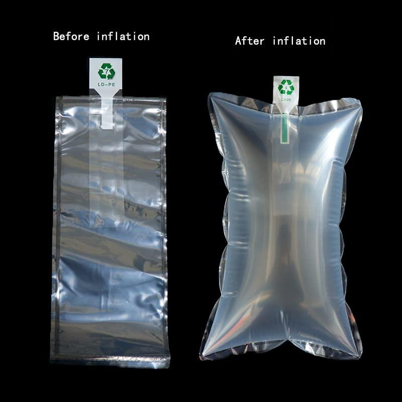 4every Packaging Air Bags,Clear Plastic Inflatable Air Packaging Protector Bag with Free Pump Cushion,Air Inflatable Cushion Blocking Packaging Bag,4x8 Inches,100 Pieces