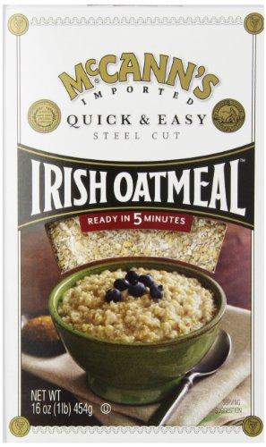 McCann's Irish Oatmeal Mccann's Quick and Easy Steel Cut Irish Oatmeal, 16 Ounce