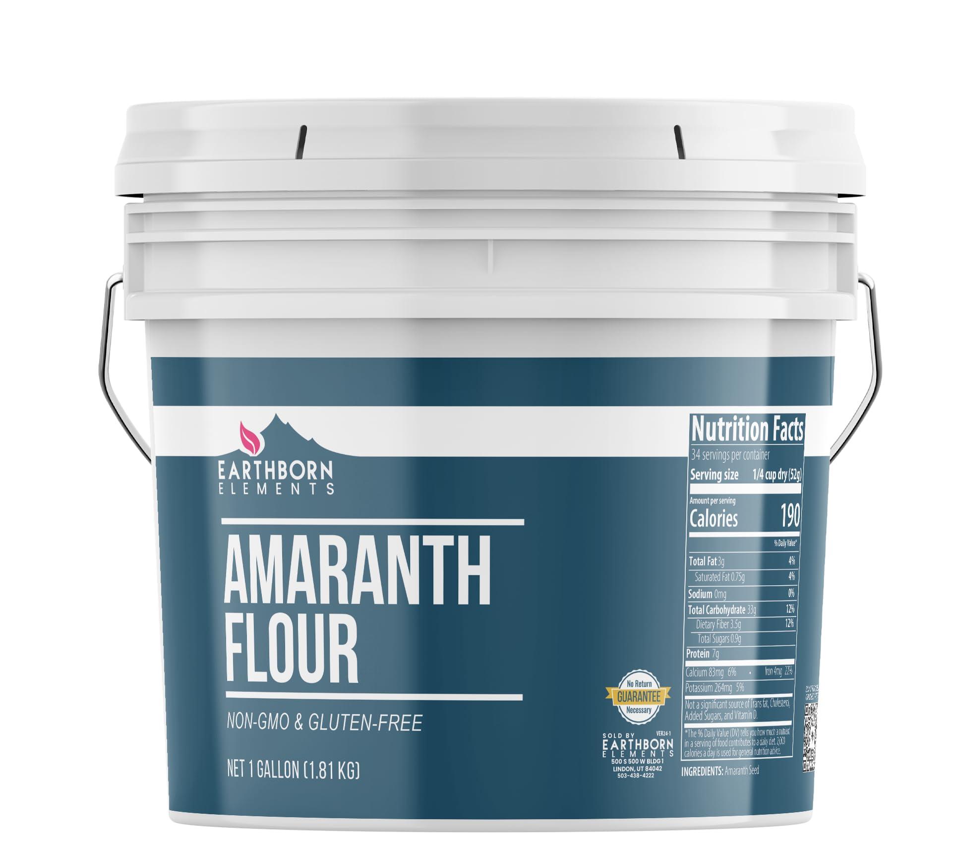 Earthborn Elements Earthborn Elements Amaranth Flour 1 Gallon Bucket, Gluten-Free, Alternative Flour