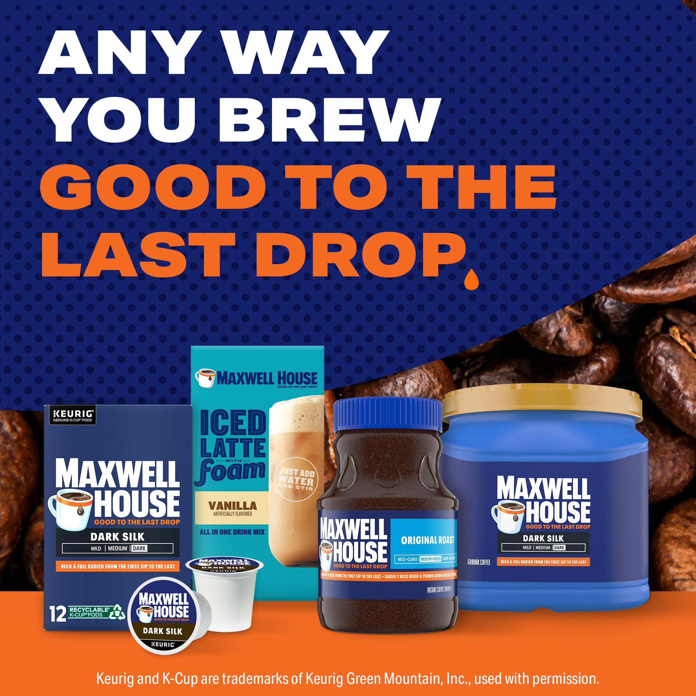 MAXWELL HOUSE Maxwell House Dark Silk Ground Coffee (24.5 oz Canister)