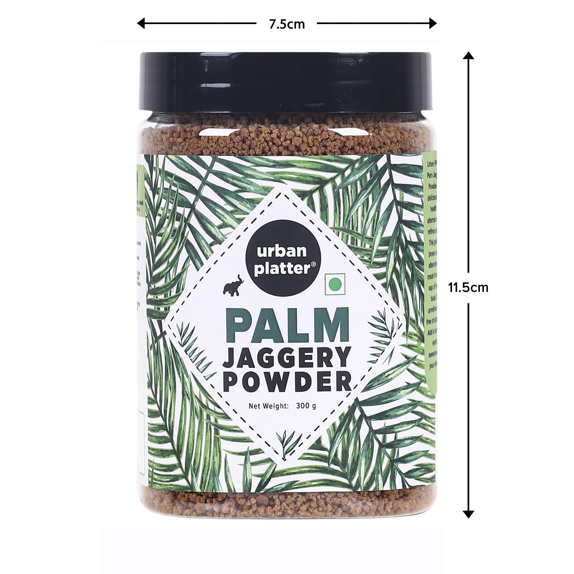 Urban Platter Urban Platter Palm Jaggery Powder | Pure & Raw Jaggery Powder | Healthy Sugar Substitute | Prefect Addition for Sweeten Tea, Coffee & Beverages | 10.58 Oz/300gm