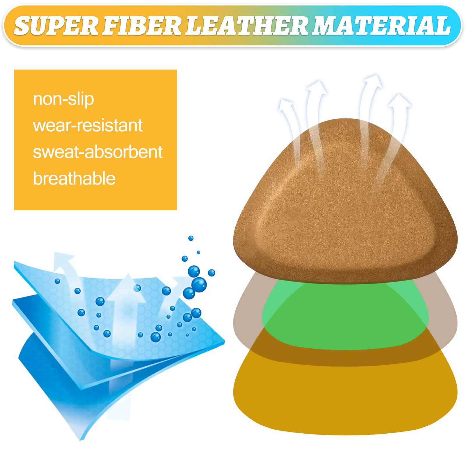 HTZNHXT 4 Pair Leather Boots Heel Grips Liner Cushions, Shoe Filler Inserts for Women/Men Loose Shoes, Heel Pads Improved Comfort and Fit for Sneaker