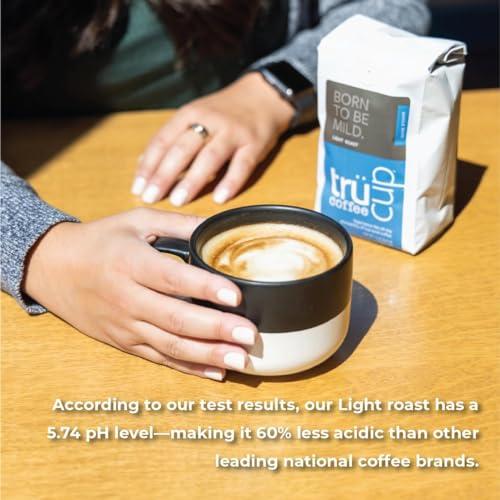 TRUCUP trcup Low-Acid Light Roast Coffee (5 lb, Whole Bean)