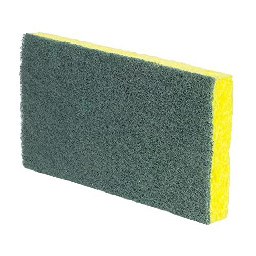 Scotch-Brite Scotch-Brite 74CC Medium-Duty Scrub Sponge, 6-1/4-Inch x3-1/2-Inch, 10/PK, YW/GN
