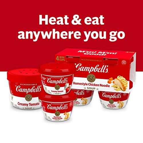 Campbell's Campbell's Creamy Tomato Soup, 7 Oz Microwavable Bowl (4 Packs of 4 Bowls)