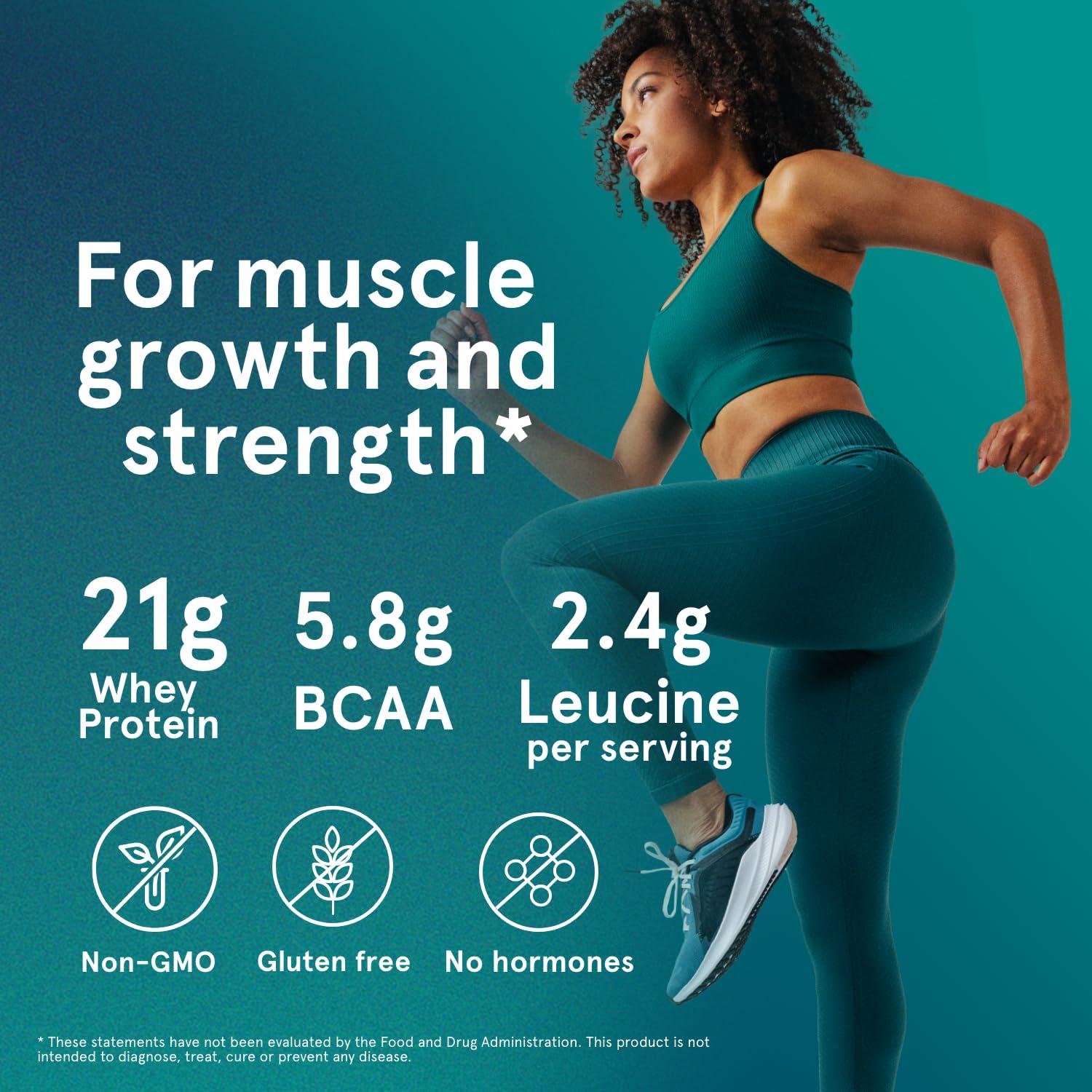 Puori Puori Whey Protein Powder - Bourbon Vanilla - PW1 Pasture Raised, Grass-Fed & Non-GMO - 100% Natural and Pure for Muscle Growth - 21g Protein 1.98lbs, Pack of 2 - Gluten-Free