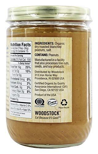 Woodstock Farms Organic Crunchy Peanut Butter