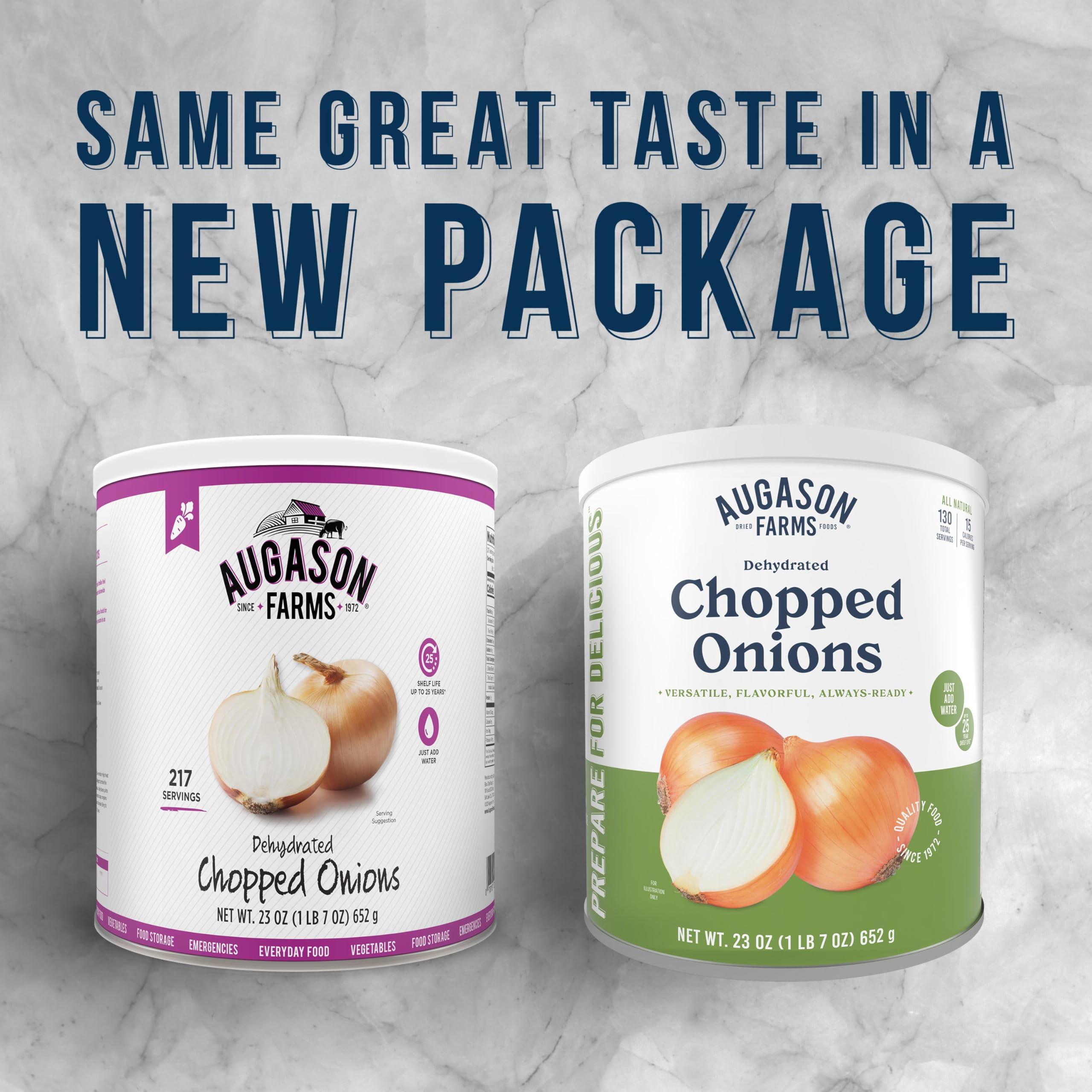 Augason Farms Augason Farms Dehydrated Chopped Onions Can, Emergency Food Supply, Everyday Meals, 130 Servings