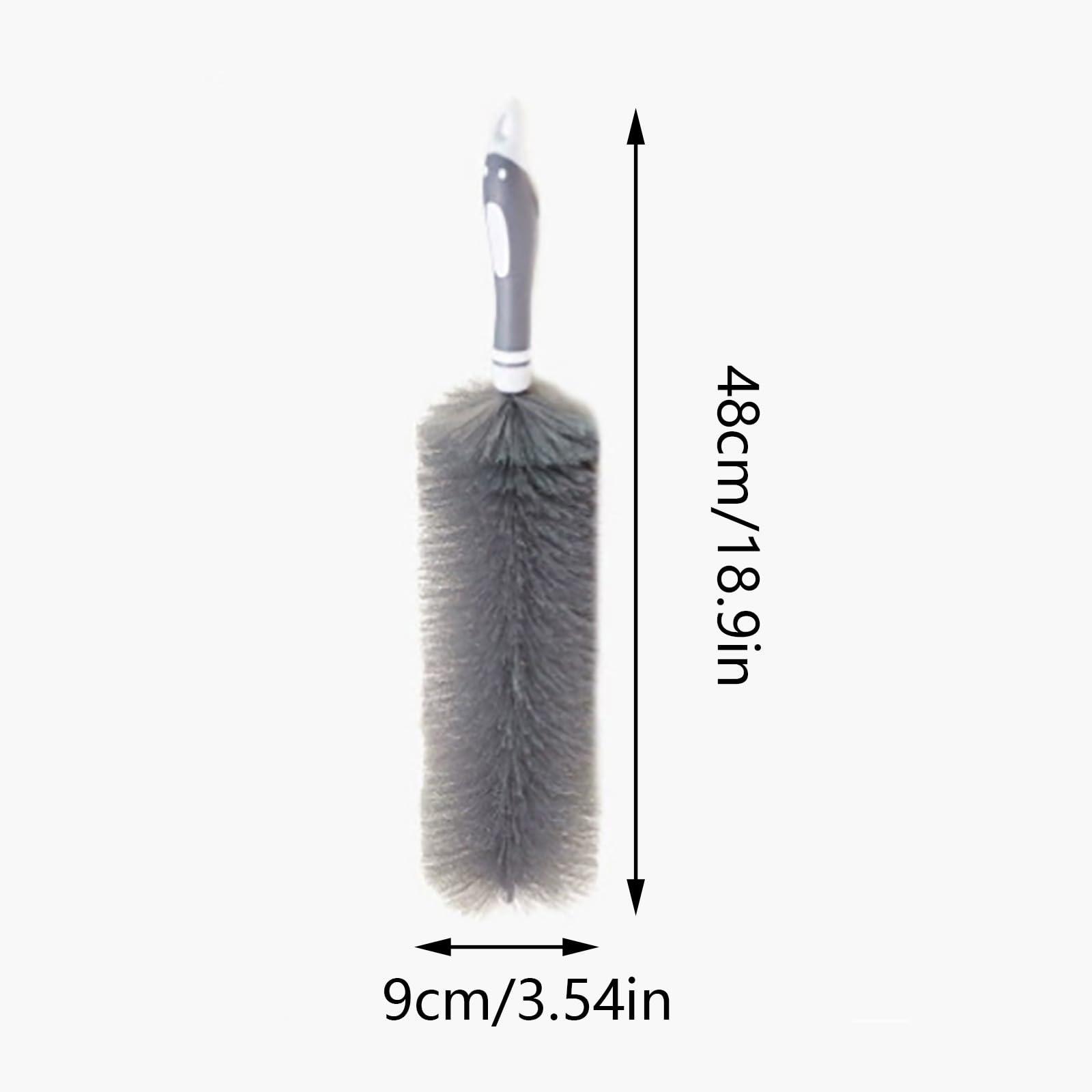 Generic 2024 New Microfiber Dust Flexible Fan Dusting Brush, Curved Screen Window Louver Cleaning Brush, Bendable Dusting Brush for Electric Fan, Multifunctional Cleaning Brushes for Household Use (Blue)