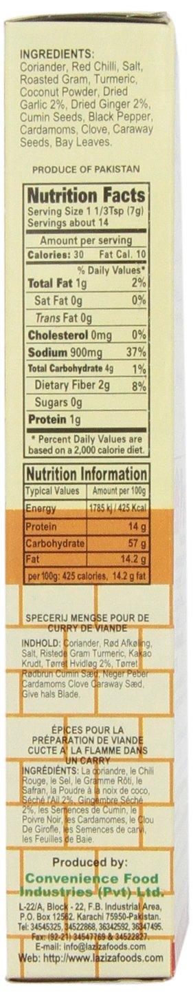 Laziza Laziza Pasanda Masala, 100-Gram Boxes (Pack of 6)