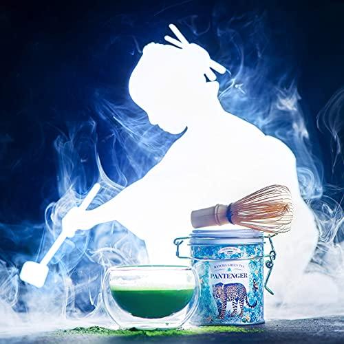Pantenger 2 Matcha Ceremonial Grade 1 OZ Pouch and 1 Matcha Reishi Mushroom 2.12 OZ. USDA Organic. Pantenger Japanese Teas.