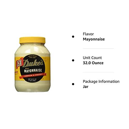 Dukes Duke's Real Smooth & Creamy Mayonnaise, 32 oz