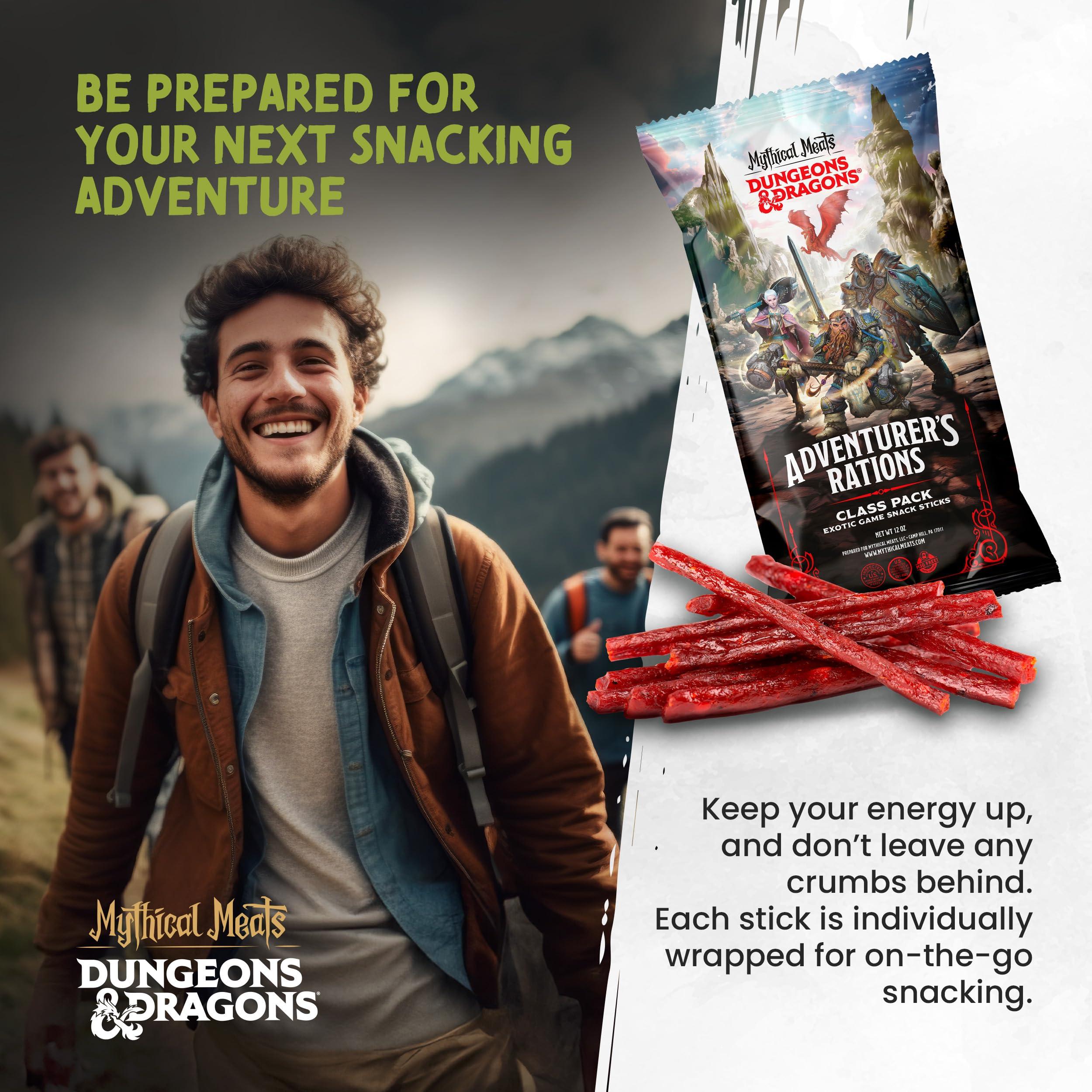 Mythical Meats Mythical Meats Dungeons & Dragons Jerky Stick Variety Pack - 12 Jerky Sticks - MSG Free