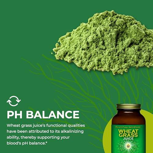 HEALTHFORCE SUPERFOODS HealthForce SuperFoods Wheat Grass Juice Powder - 8 oz Powder