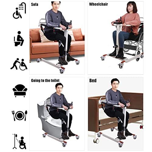 seveni seveni Wheel Lift Chair Patient Lift Transfer Machine Elderly Transport Chair Handicap Car Assist, Bathroom Wheelchair, Patient Lift for Home, Patient Lift Aid, Toilet Aids for Elderly