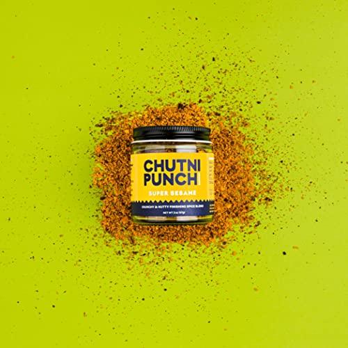 Chutni Punch CHUTNI PUNCH Super Sesame. Finishing Spice Blend. South Indian Inspired Chutney Powder. Vegan. Gluten Free.