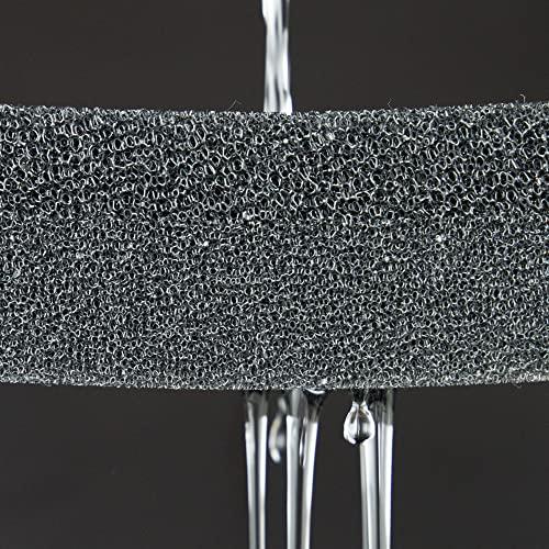 azuma Azuma Industrial Sponge, Kitchen Sponge, Draining, No Shedding, Foaming, Black, Mini, TK Lock Nylon, Corners, Set of 2