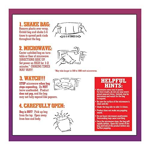 Lowrey's Lowrey's Bacon Curls Microwave Pork Rinds (Chicharrones), Original, 1.75 Ounce (Pack of 6)