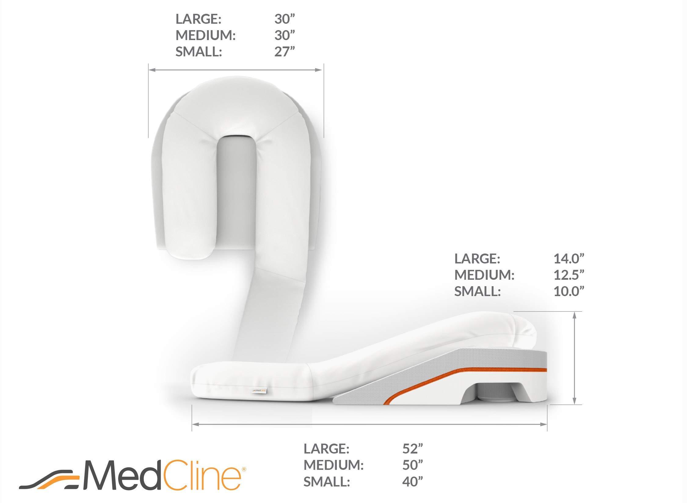 MedCline MedCline Reflux Relief System Bundle, Bed Wedge Pillow for Acid Reflux and GERD Relief with Therapeutic Body Pillow, Insert, and Extra Covers, Comfortable Sleep Position, Large for 6'0" or Taller
