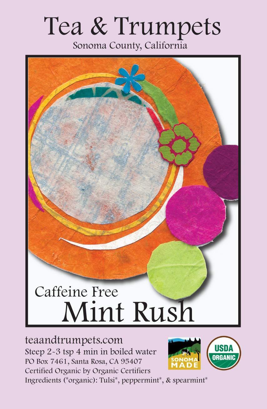 Tea & Trumpets USDA Organic Mint Rush Loose Leaf Herbal Tea - 4 oz