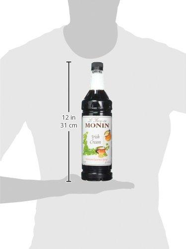 Monin Monin Flavored Syrup, Irish Cream, 33.8-Ounce Plastic Bottle (1 liter)