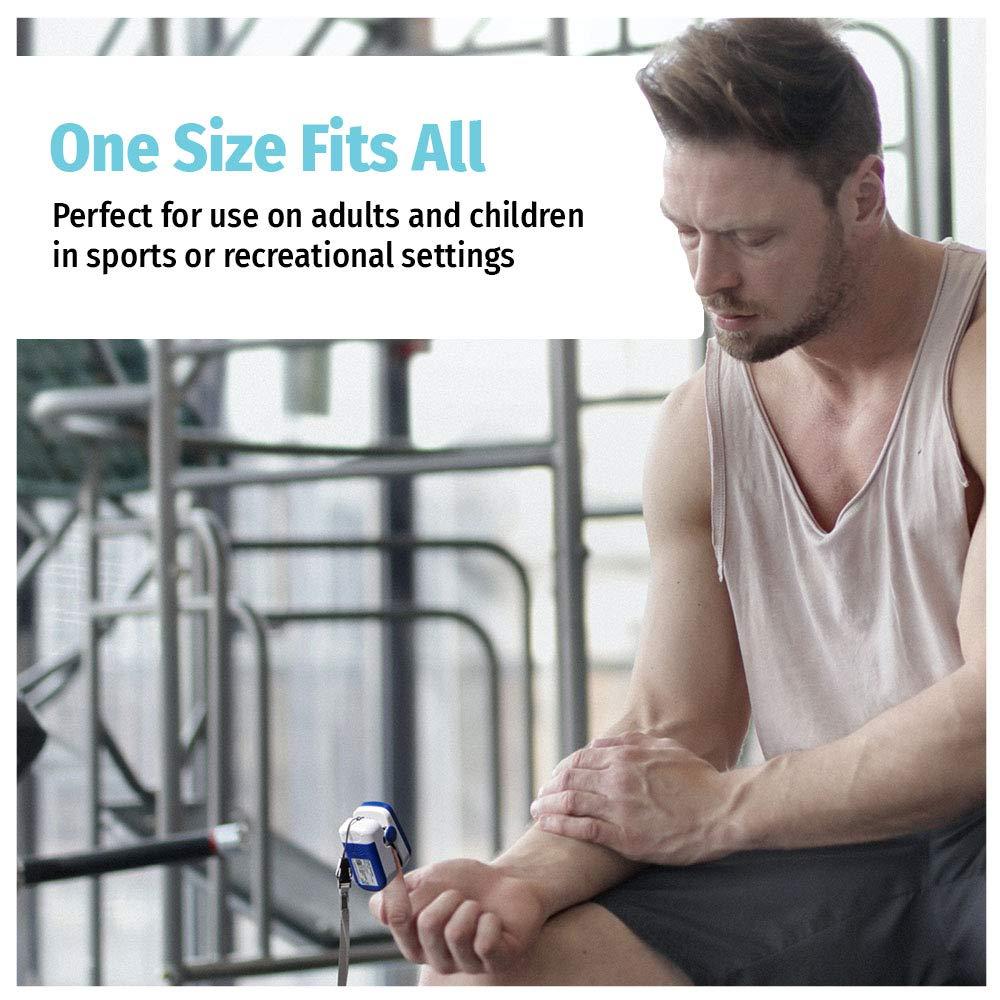 Homedics HoMedics Pulse Oximeter, Blood Oxygen Saturation Monitor with Easy One-Touch Operation, Fingertip Oximeter for Measuring Blood Oxygen and Pulse Rate