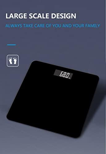 Vortex Vortex BL319 High Precision Strain Gauge Sensor System 6mm R20 Tempered Glass 180kg kg/lb/st Convertible LED Display Step on Technology Auto Zero & Auto Off Digital Scale