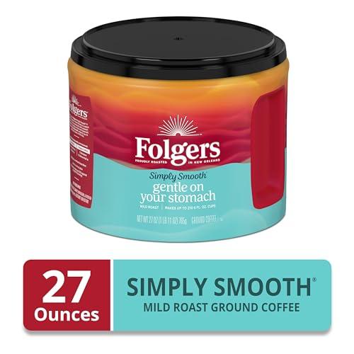 Folgers Folgers Simply Smooth Ground Coffee, Mild Roast, 27 Ounces