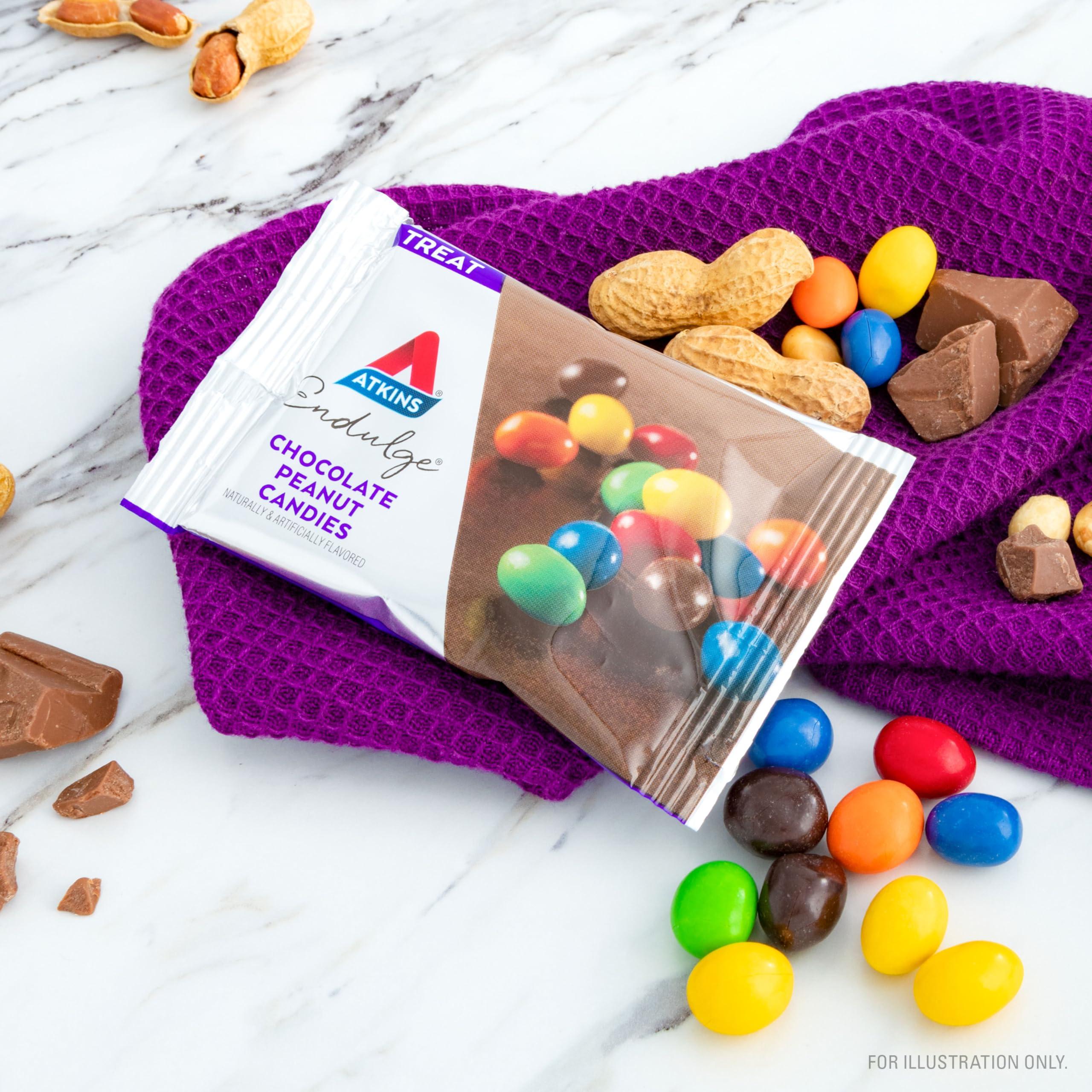 Atkins Atkins Endulge Chocolate Peanut Candies, Dessert Favorite, 0G Sugar, 16 Count