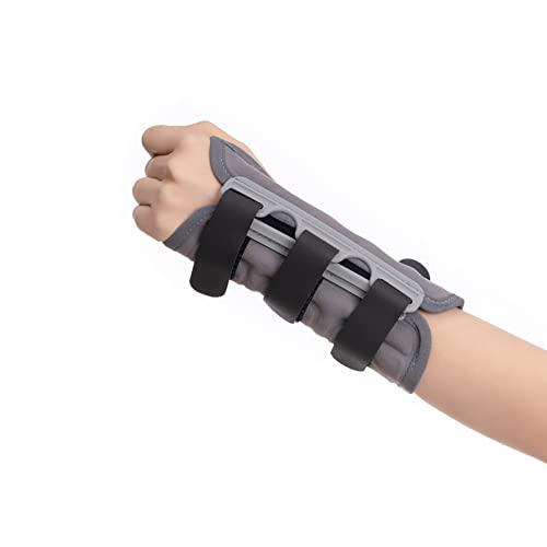 HAILM HAILM Wrist Supports, with Metal Strip Carpal Tunnel Wrist Splint for Both Hand & Wrist Brace, Day Night Wrist Supports for Joint Pain,R