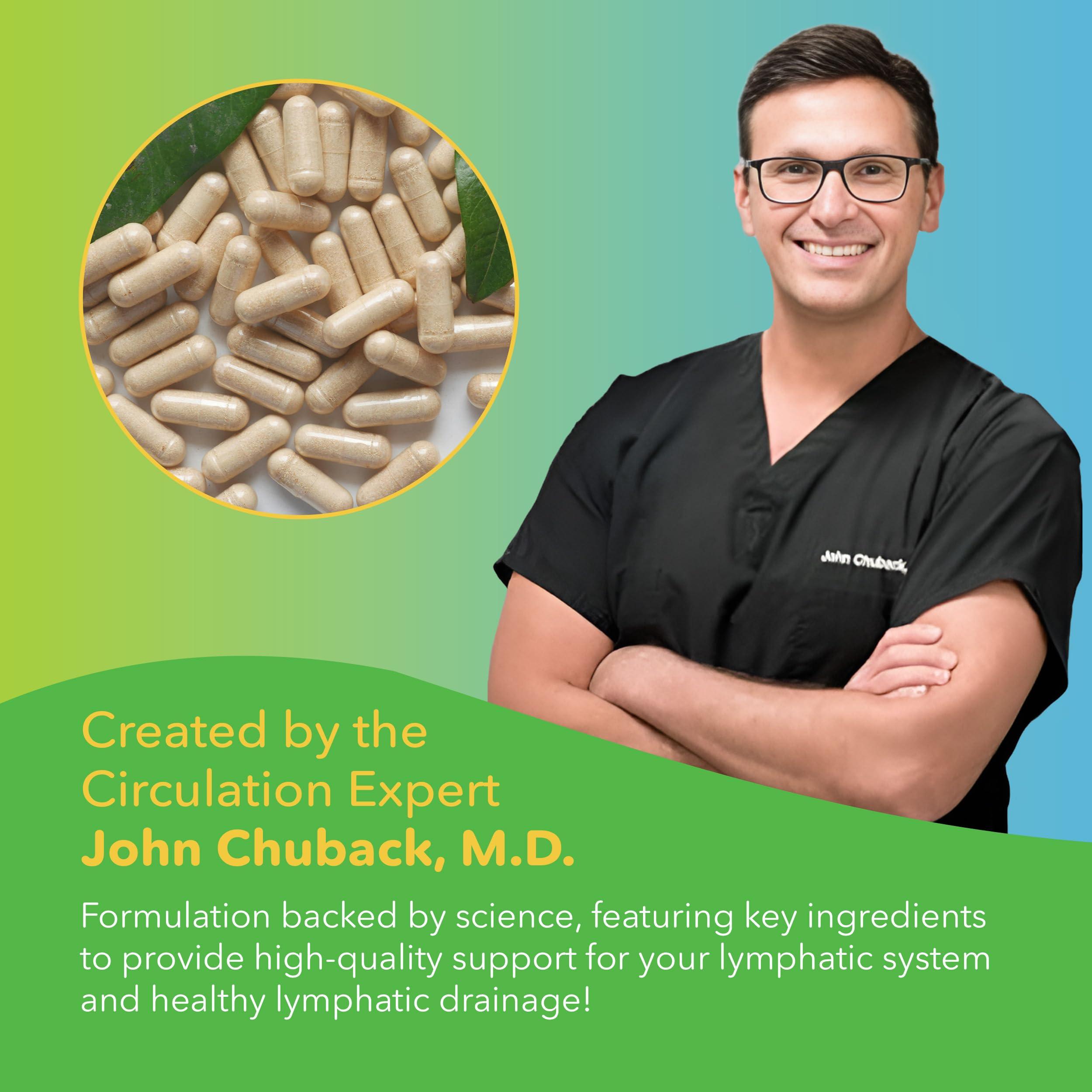 VITASUPPORTMD VITASUPPORTMD Lymphatic Formula, Diosmin Hesperidin 1000 mg, MPFF Lymphatic Support, Lymph System Support, Vitamin D3 and Selenium Supplement, 60 Capsules