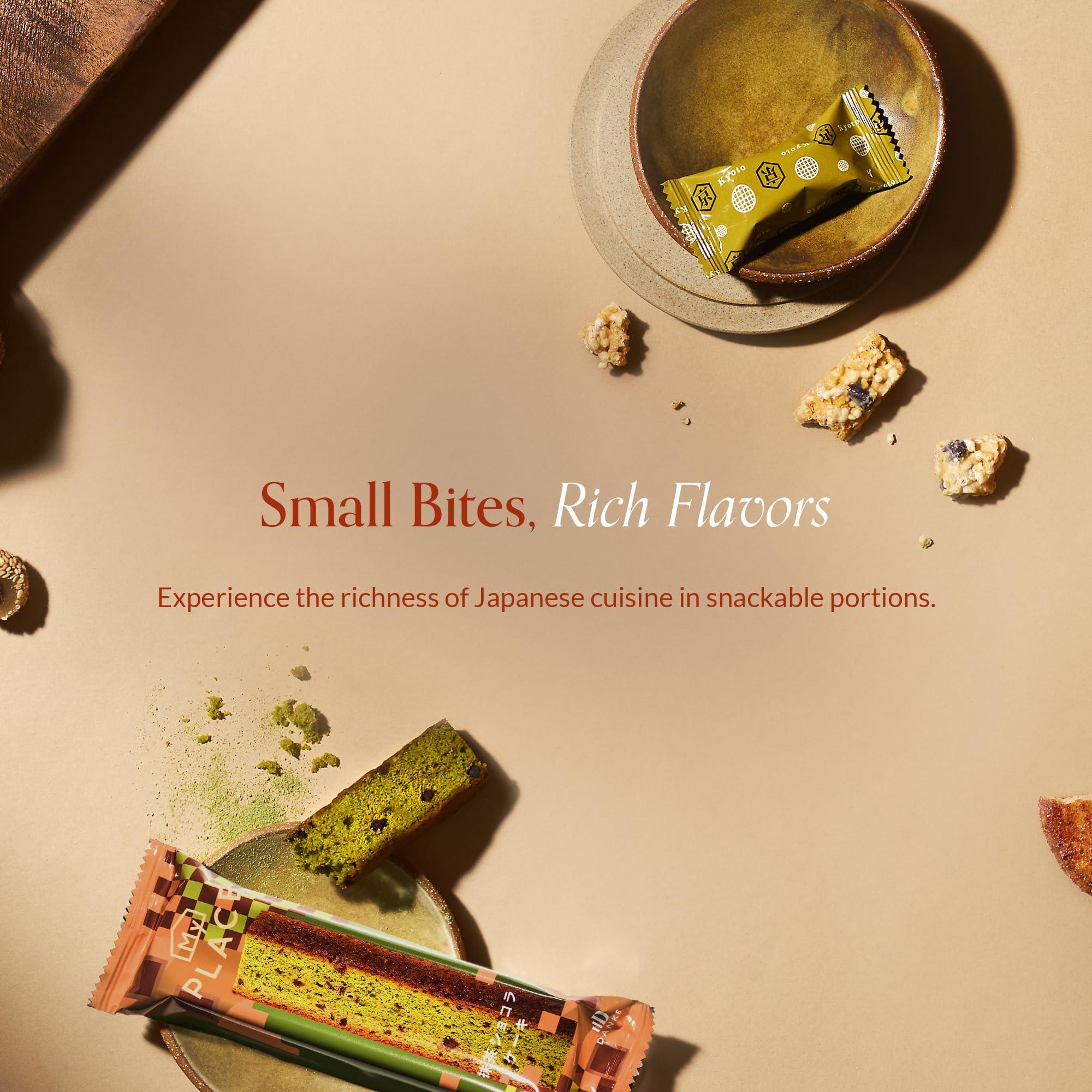 Bokksu Bokksu Seasons of Japan Snack Box - 1-Piece Tea + 22-Piece Snacks from Japan - Authentic Japanese Food Box with Cookies, Chips, Mochi, Crackers, Tea, and More