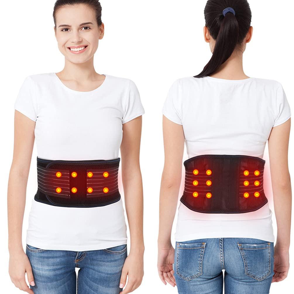 DOITOOL DOITOOL 1Pc waist belt heating back belt back straight belt carrying straps Heated Lumbar Support Belt posture strap upper gym belt Waist Supporter Radiator universal men and women