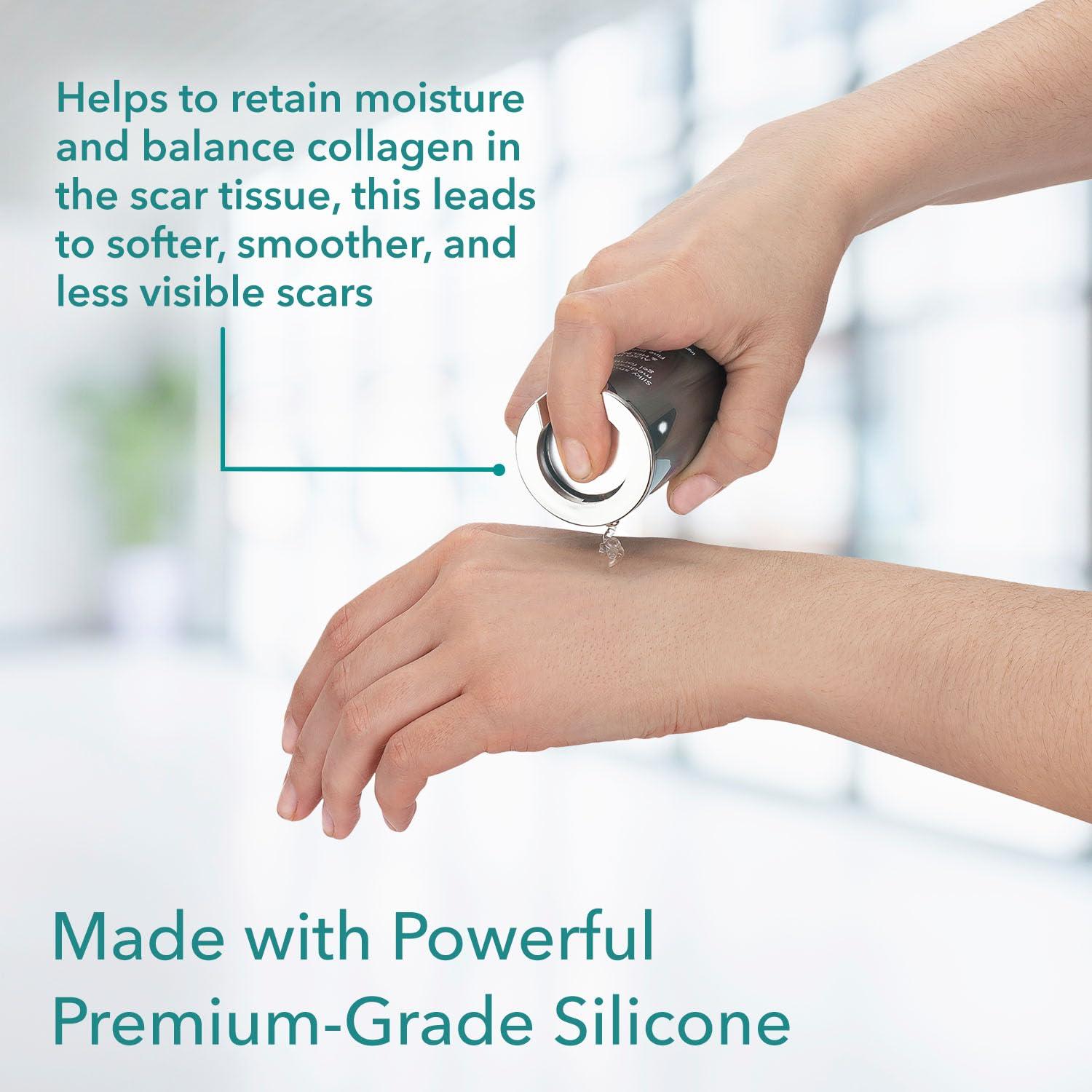 BIODERMIS Biodermis Episof Silicone Scar Gel Pump, Premium Grade Skin Repair Silicone Gel for Scars, Stretch Marks, Fine Lines & Wrinkles - Advanced Scar Care, Fast-Drying, Non-Oily, Scar Cream Post Surgery