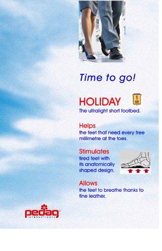 pedag Pedag Holiday | 3/4 Length Sheepskin Orthotic Inserts | Handmade in Germany | Arch Support | Metatarsal Pad | Heel Cushion | Fits Low Profile Tight Shoes | Tan | 1 Pair | US Women 10 / EU 40 US Men 7