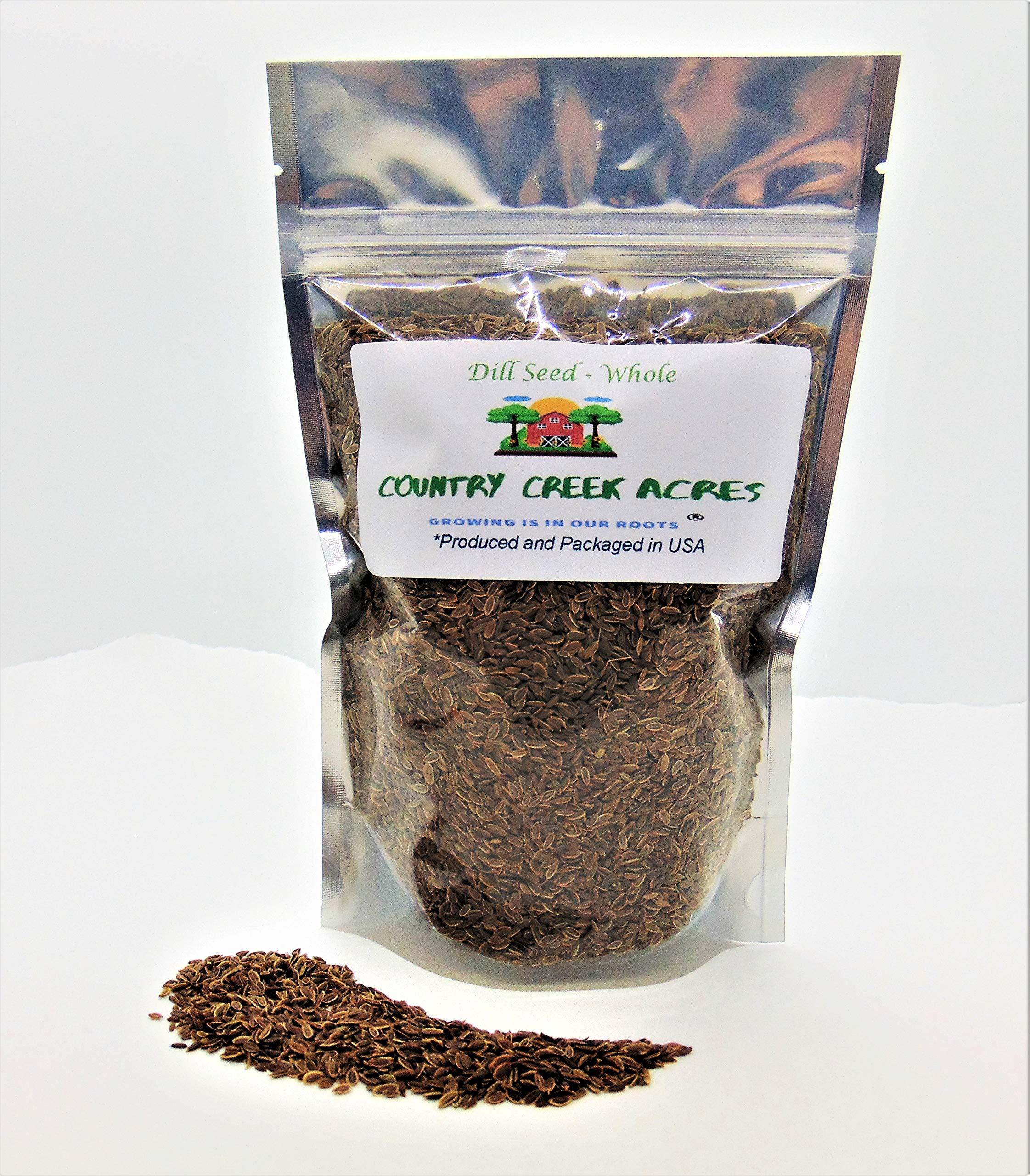 COUNTRY CREEK ACRES GROWING IS IN OUR ROOTS 2 oz Whole Dill Seasoning-An aromatic herb commonly used for pickling as well as for cooking- A warming and aromatic herb.- Country Creek LLC