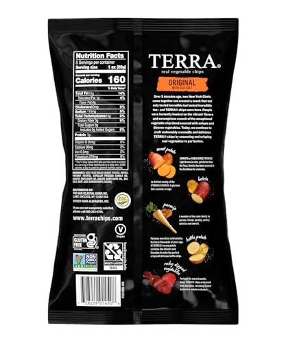 Terra Terra Original Sea Salt Real Vegetable Chips, 5 oz (Pack of 6)