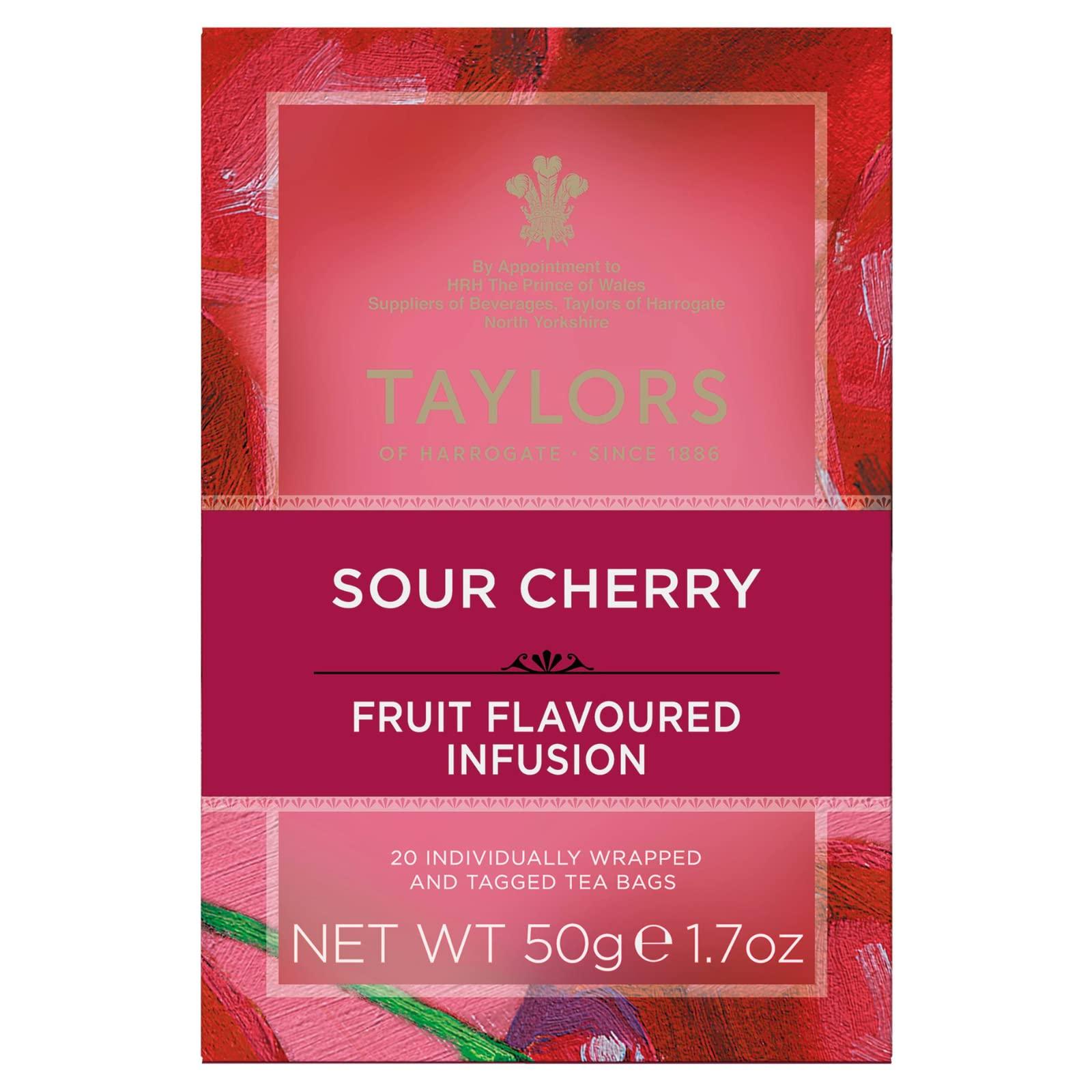 Taylors of Harrogate Taylors of Harrogate Sour Cherry Infusion, 20 Teabags (Pack of 2)