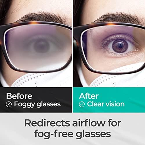 Gya Labs Gya Labs Face Mask Tape - No Fogging Glasses & No Slipping Masks - (48 Strips) Precut Double-Sided Strips - Easy to Use, Skin Friendly Irritant-Free Face Mask Tape - Works with Any Mask