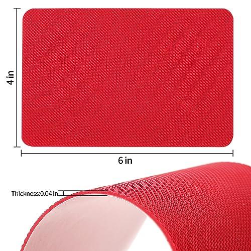 Ashoesert Ashoesert Red Bottoms Sole Protector,Shoe Sole Protector for Christian Louboutin High Heels, Anti Slip Shoe Grips Pads Compatible with Louboutin Shoes -2 Pairs6.0\"4.0\",Red
