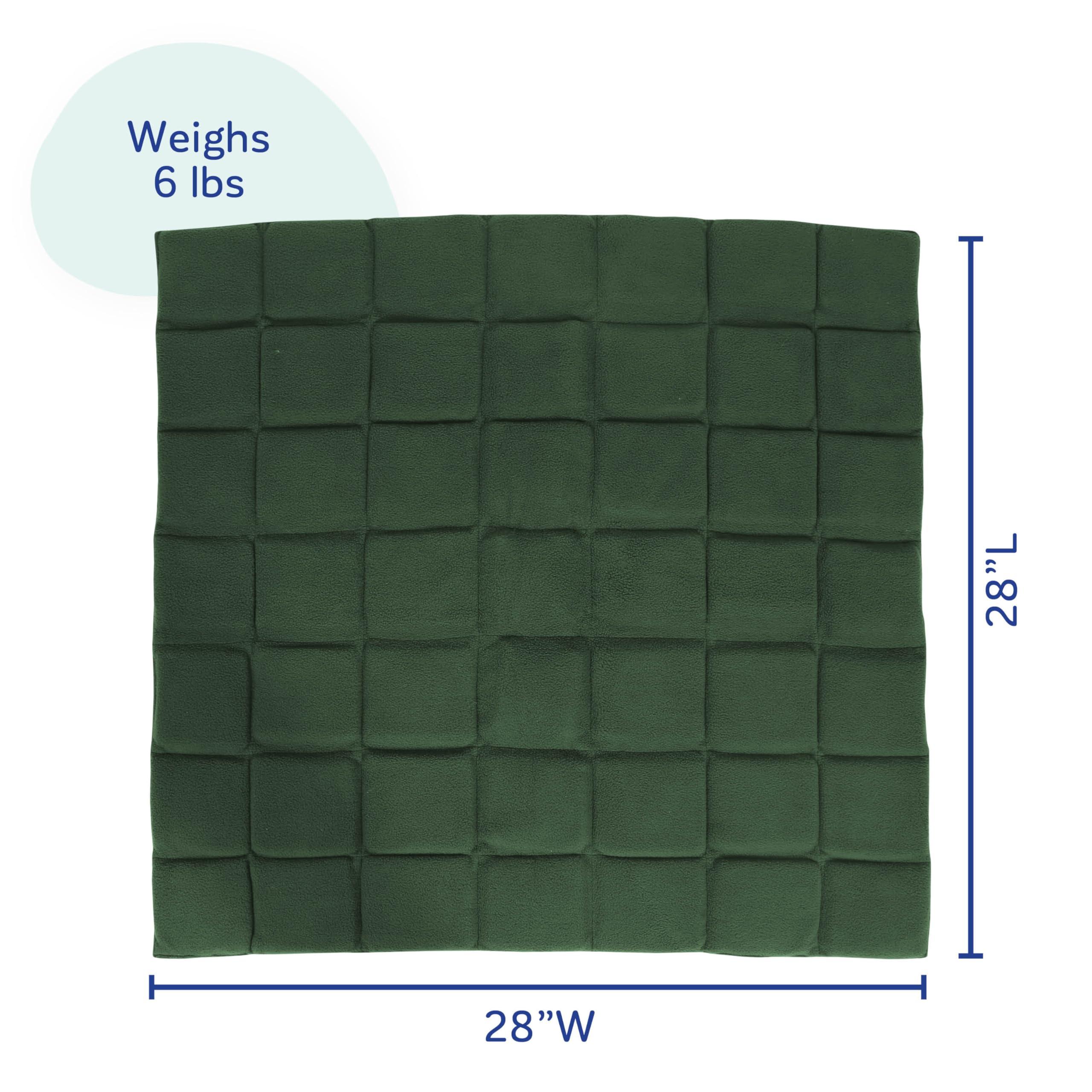 Fun and Function Fun and Function Jumbo Weighted Lap Pad for Kids & Adults - 28\" x 28\" - Weighs 6 lbs - Weighted Lap Blanket - Weighted Sensory Blanket/Sensory Lap Pad for Special Needs & Sensory Issues