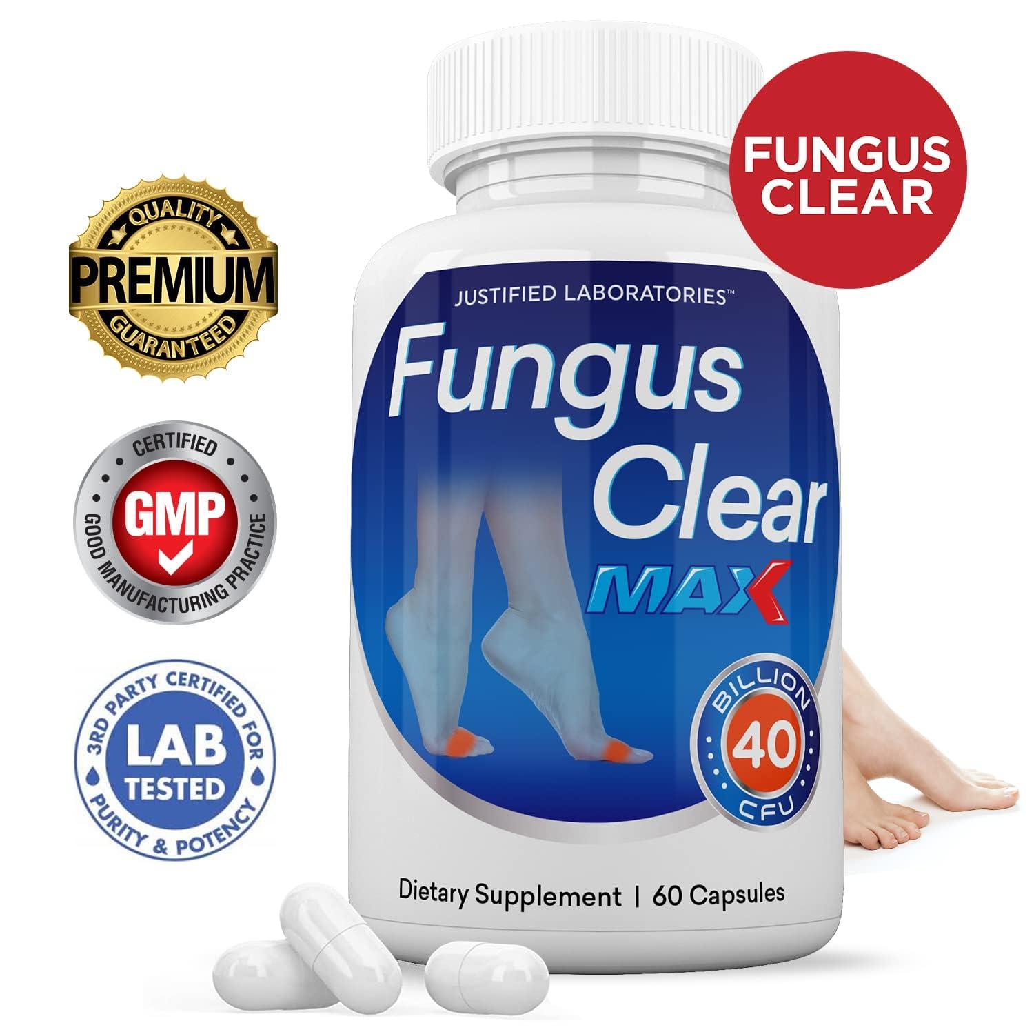 Justified Laboratories Justified Laboratories Fungus Clear Max Pills 40 Billion CFU Probiotic 60 Capsules