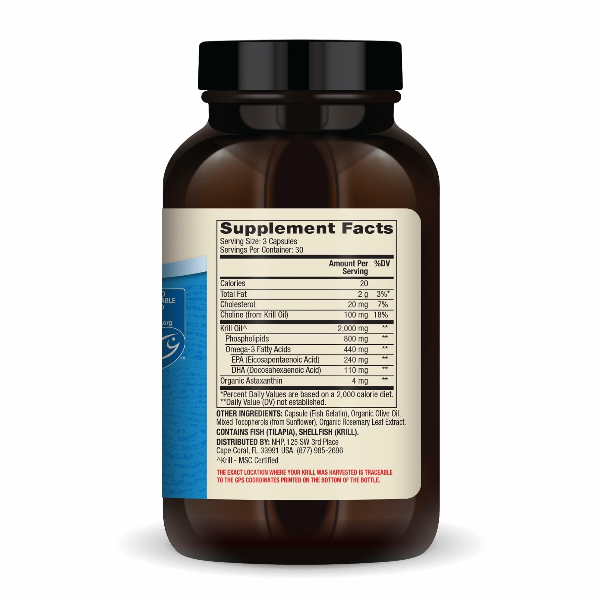 Dr. Mercola Dr. Mercola Krill Oil Double Strength, 90 Servings (270 Capsules), Dietary Supplement, 2,000 mg Krill Oil Per Serving, Ideal Source of Omega-3s, Non-GMO, MSC Certified