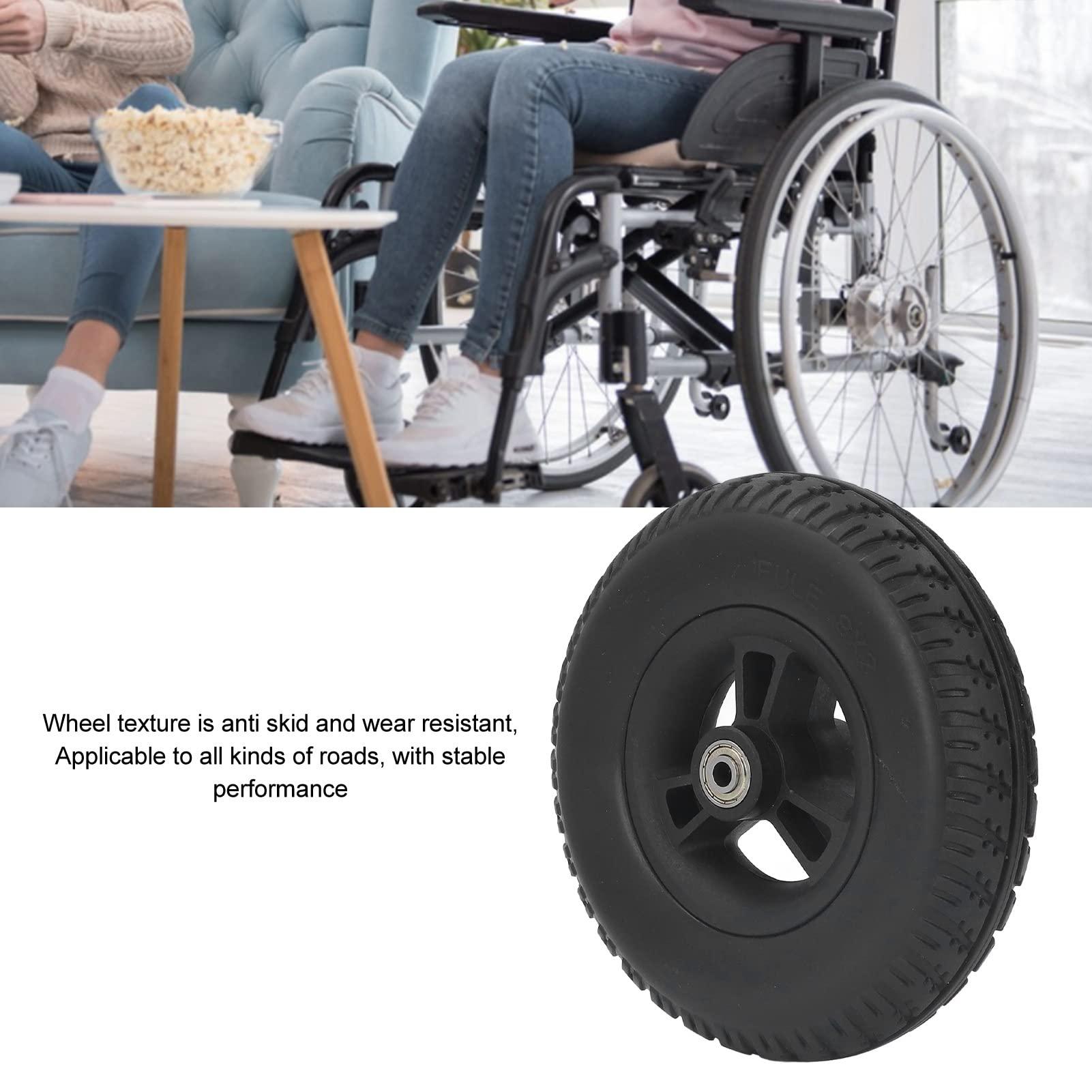Atyhao Wheelchair Tire Wheelchair Wheels Wheels Pu Polyurethane 8In Inches Tire Wheel Tire Tire Tires Wheels