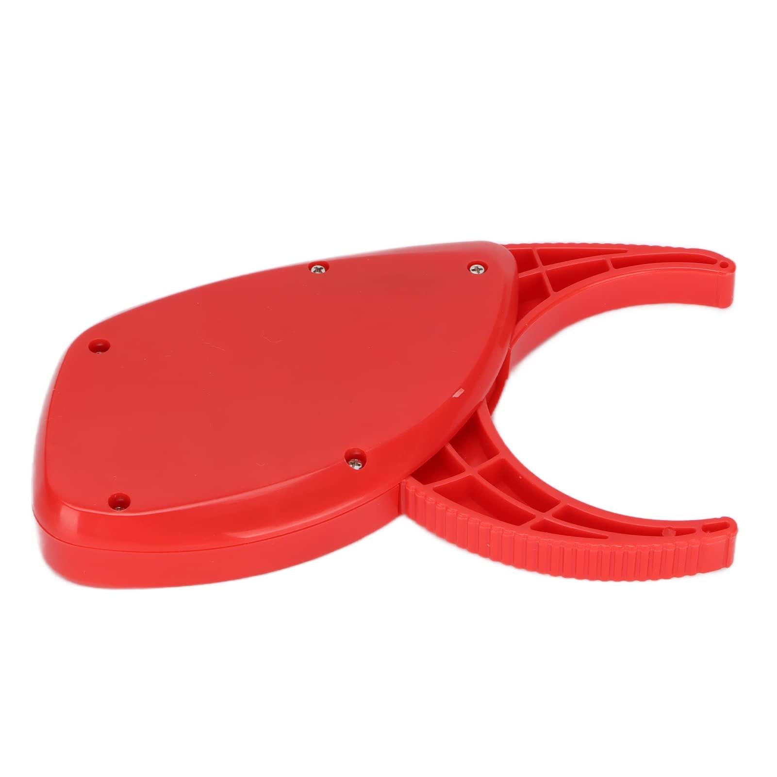 Shanrya Body Fat Caliper, Accu Measure Fat Calipers Subcutaneous Fat Calipers Body Fat Measurement Device Fat Calipers for Trainers for Fitness Enthusiasts(red)