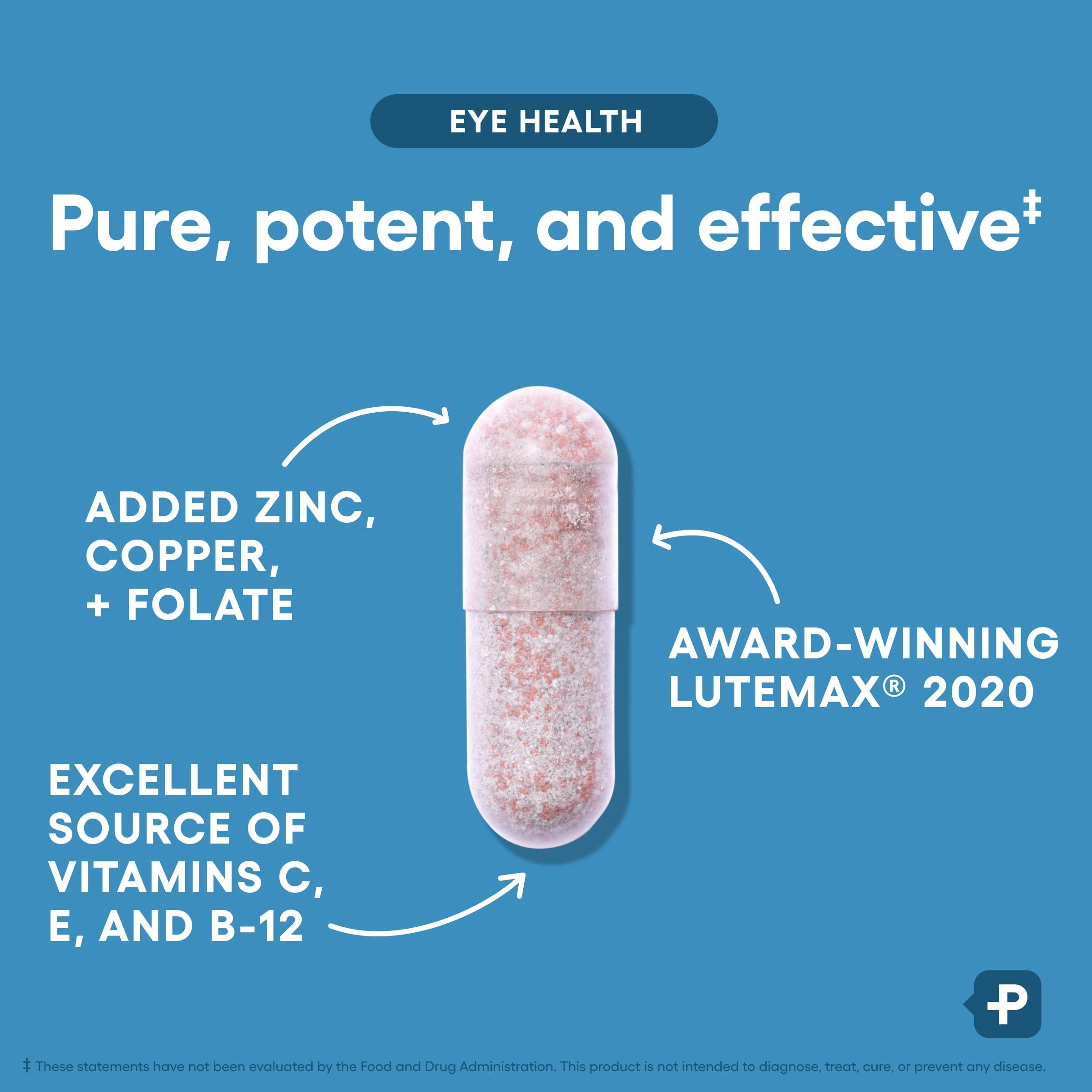 Physician's CHOICE Areds 2 Eye Vitamins - Lutein, Zeaxanthin & Bilberry Extract - Supports Eye Strain, Dry Eyes, and Vision Health - 2 Award-Winning Clinically Proven Eye Vitamin Ingredients - Carotenoid Blend