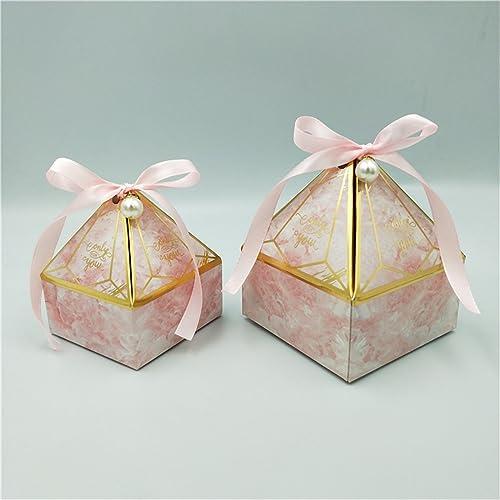HMLTD Christmas Gifts Boxes Surprise Gift Box Gift Box Wedding Supplies Party Candy Box Baby Shower Paper Chocolate Boxes New Prismatic Creative Bronzing Packaging Boxes Gift Boxes for Presents, Shirt, Robe