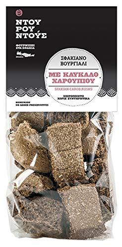 ntourountous Sfakian Carob Rusks ( Ntakos ) from Crete 600gr